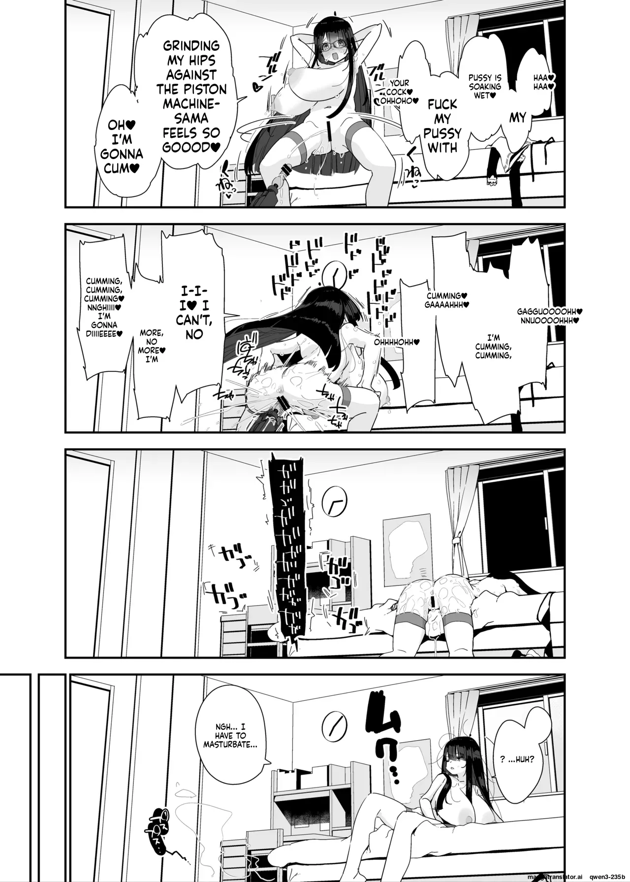Dosukebe Kyonyuu Joshi ga Kazoku no Inai Renkyuu ni Hitasura Onanie Shimakuru Hanashi - Page 70