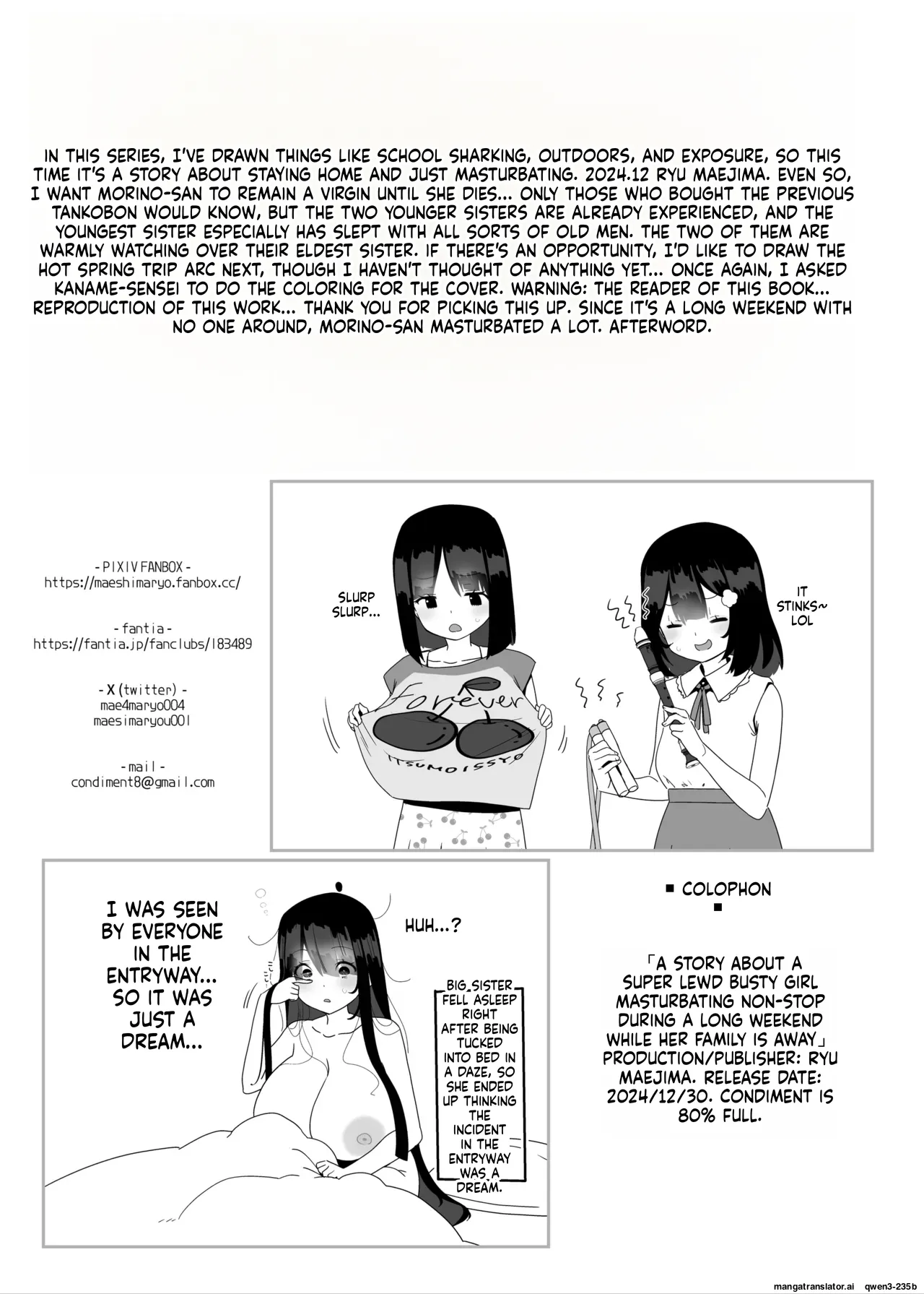 Dosukebe Kyonyuu Joshi ga Kazoku no Inai Renkyuu ni Hitasura Onanie Shimakuru Hanashi - Page 88