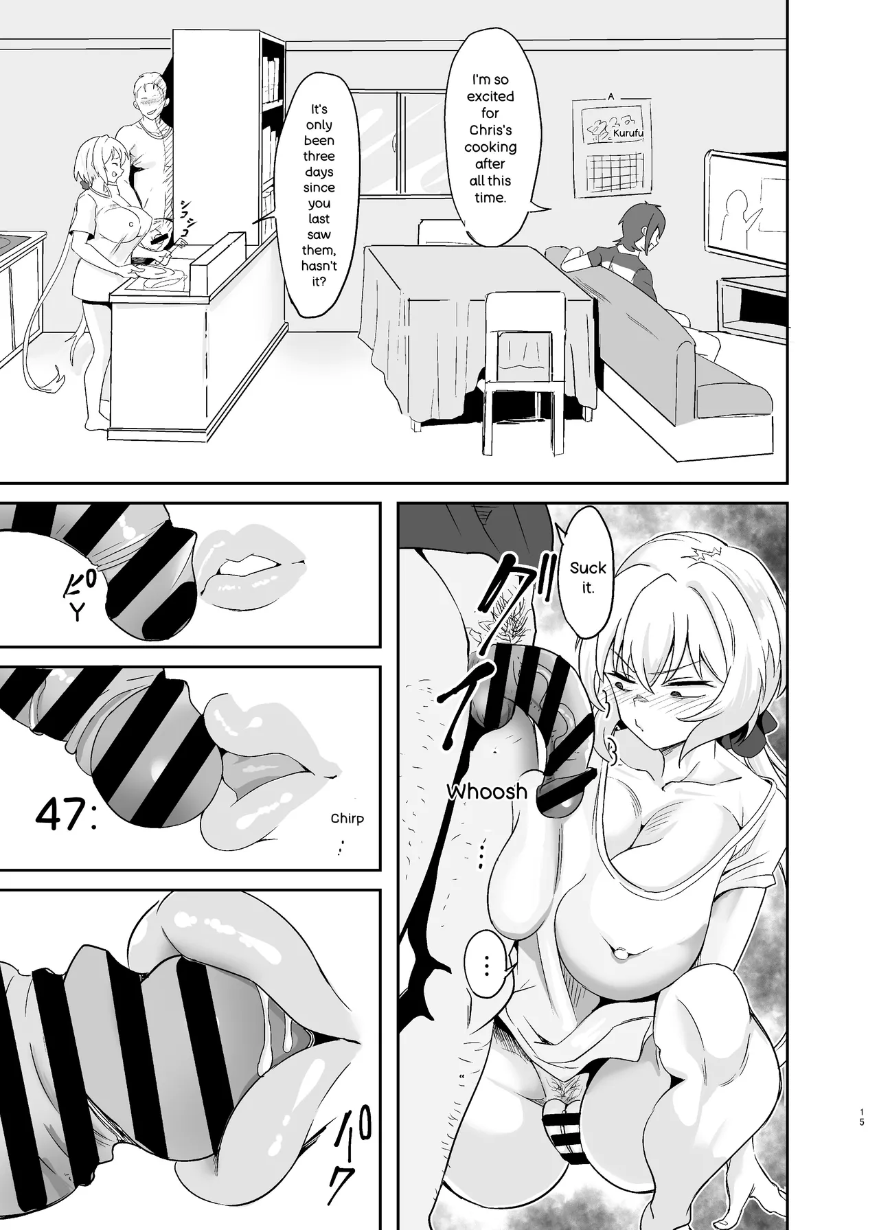 Moto Karekuzu no TNP ni Chotto Tsukareta Dake de Danna o Uragiru Hitozuma Kurisu - Page 15