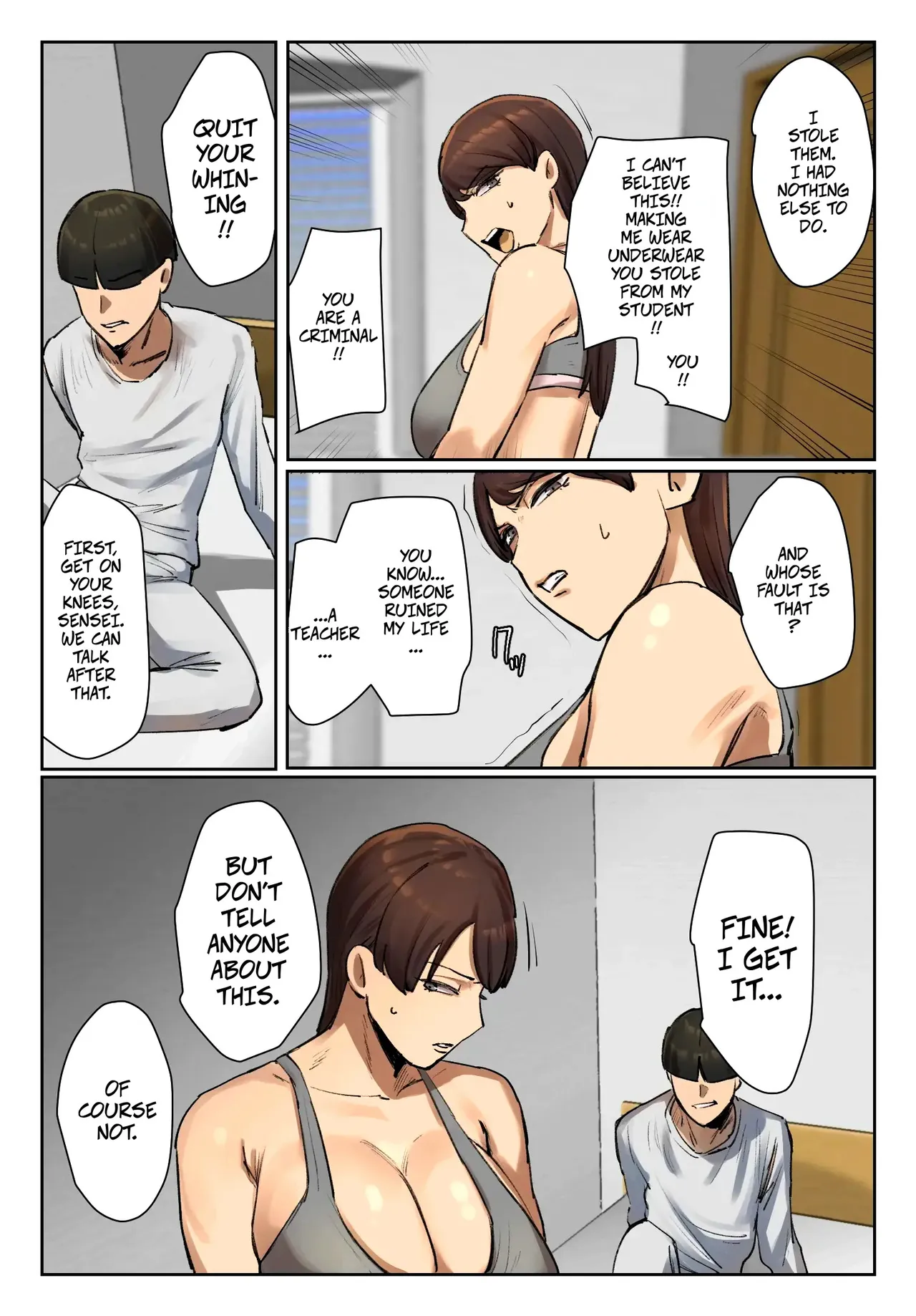 Strip Down To Your Underwear and Appologize To Your Student -- Seito no Shitagi o Tsukete Shazai Shiro - Page 17