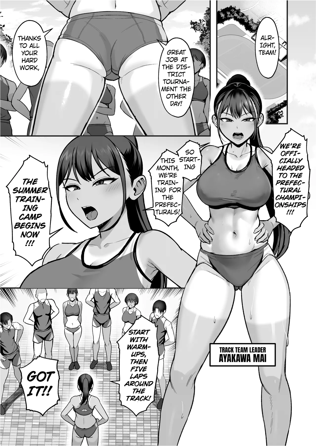 Track and Field Club Leader Surrenders to a Bunch of Delinquents 2 - Page 3