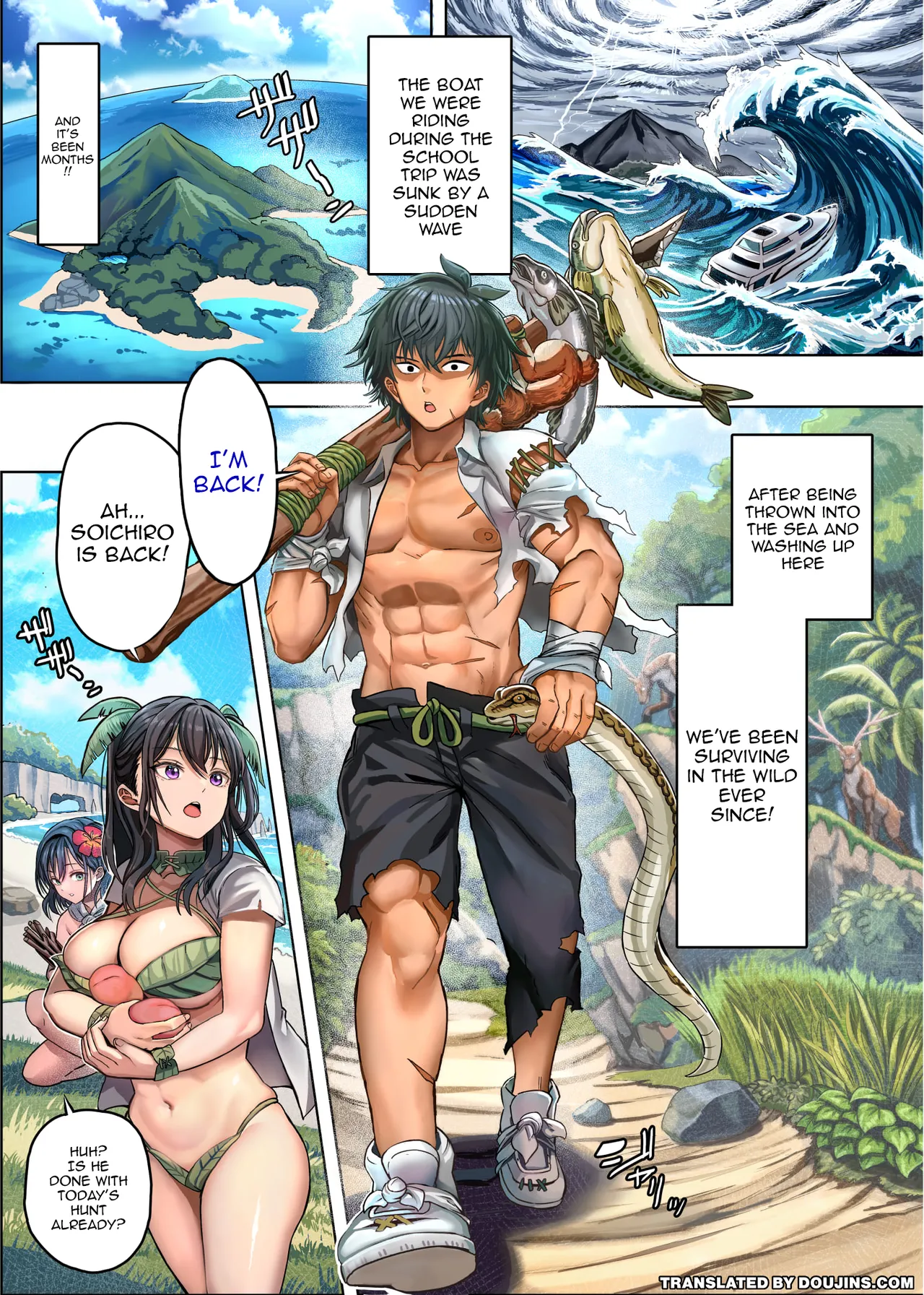 Mujintou Sounan Harem | Deserted Island Castaway Harem - Page 5
