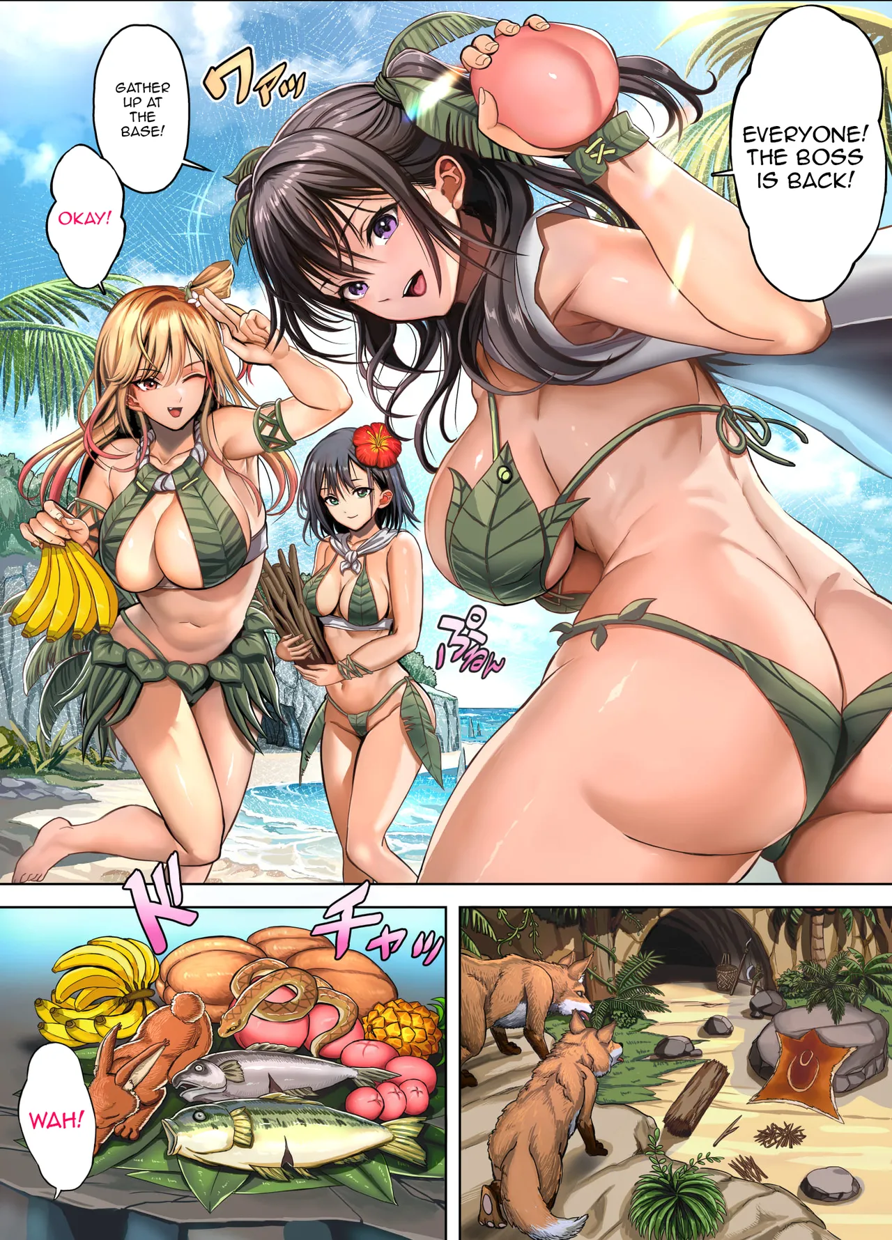 Mujintou Sounan Harem | Deserted Island Castaway Harem - Page 6