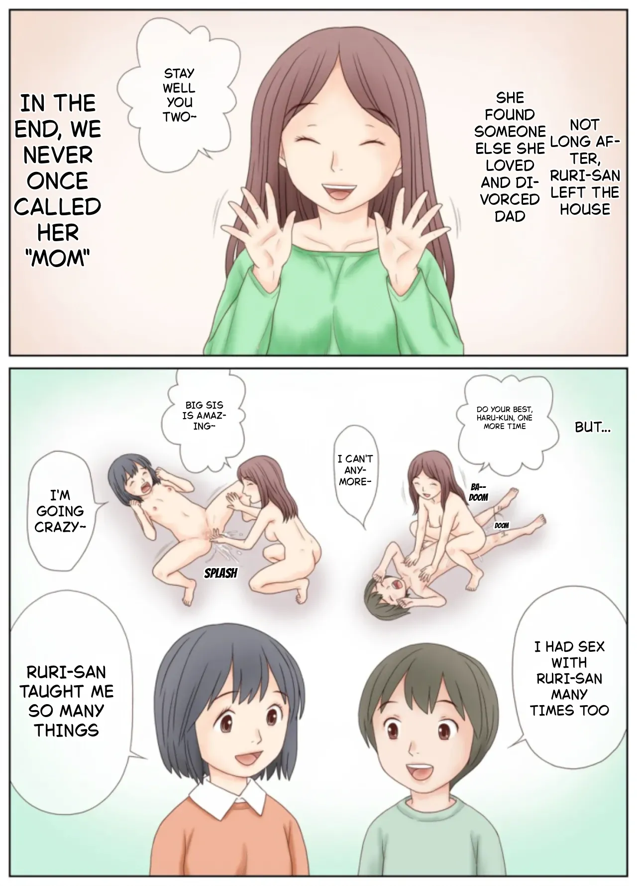 HOW MY STEPMOM TRAINED MY SIS- TER AND I TO HAVE SEX TOGETHER - Page 47