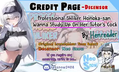 Professional Shliker Honoka-san Wanna Study Up On Her Tutor's Cock! - Page 60