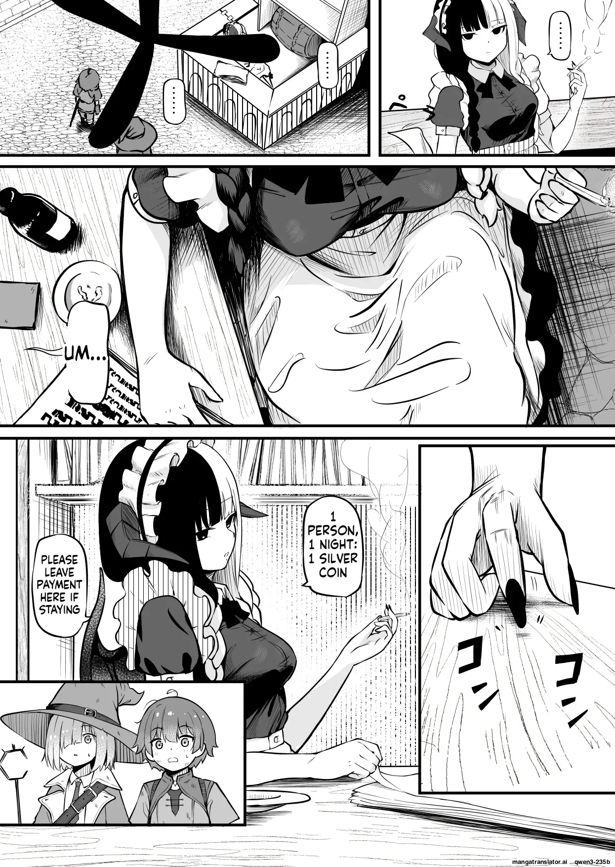 Succubus no Oyado ni Goyoujin ~Succubus ni Shimeagerarete Ochinchin kara Level o Shibori Torareru Ohanashi~ - Page 3
