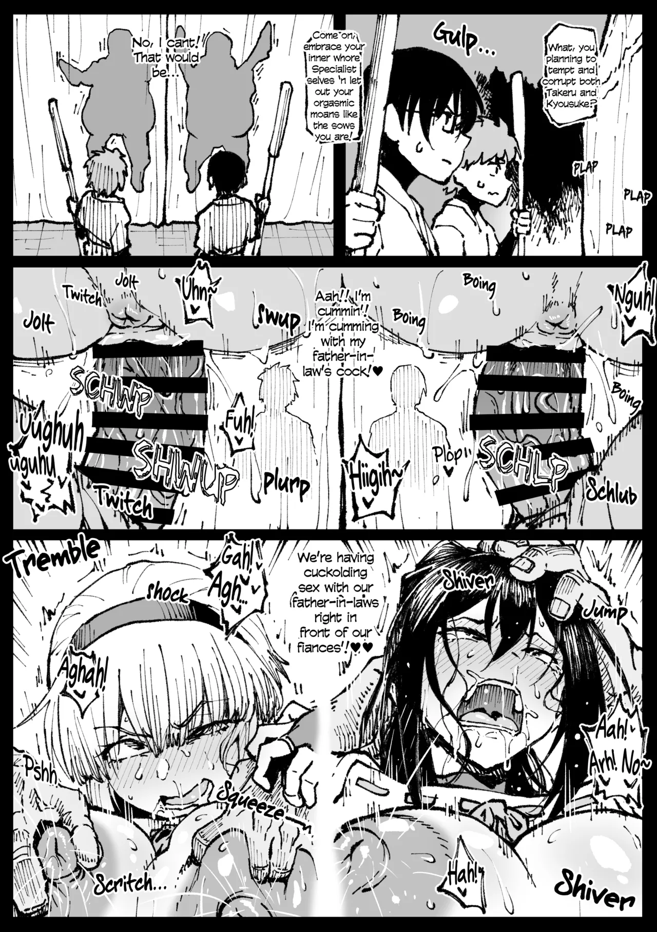 Sisters Seduced by Their Fiancé's Father-in-Law - Page 10