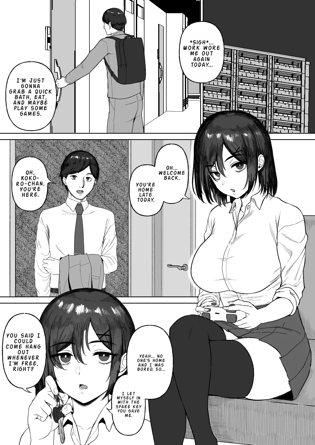 The Story of Being Squeezed Dry by the Lethargic Mother and Daughter Next Door - Page 2