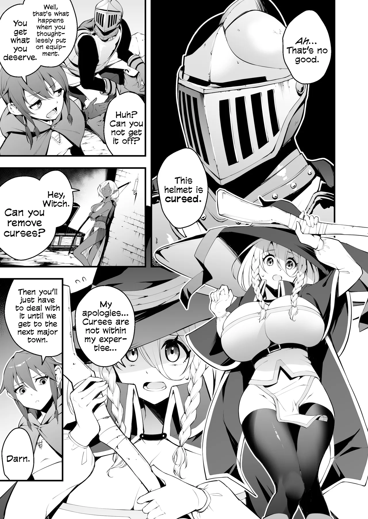 The Apprentice Witch And The Cursed Dick | Minarai Majo to Noroi no Chinpo - Page 2