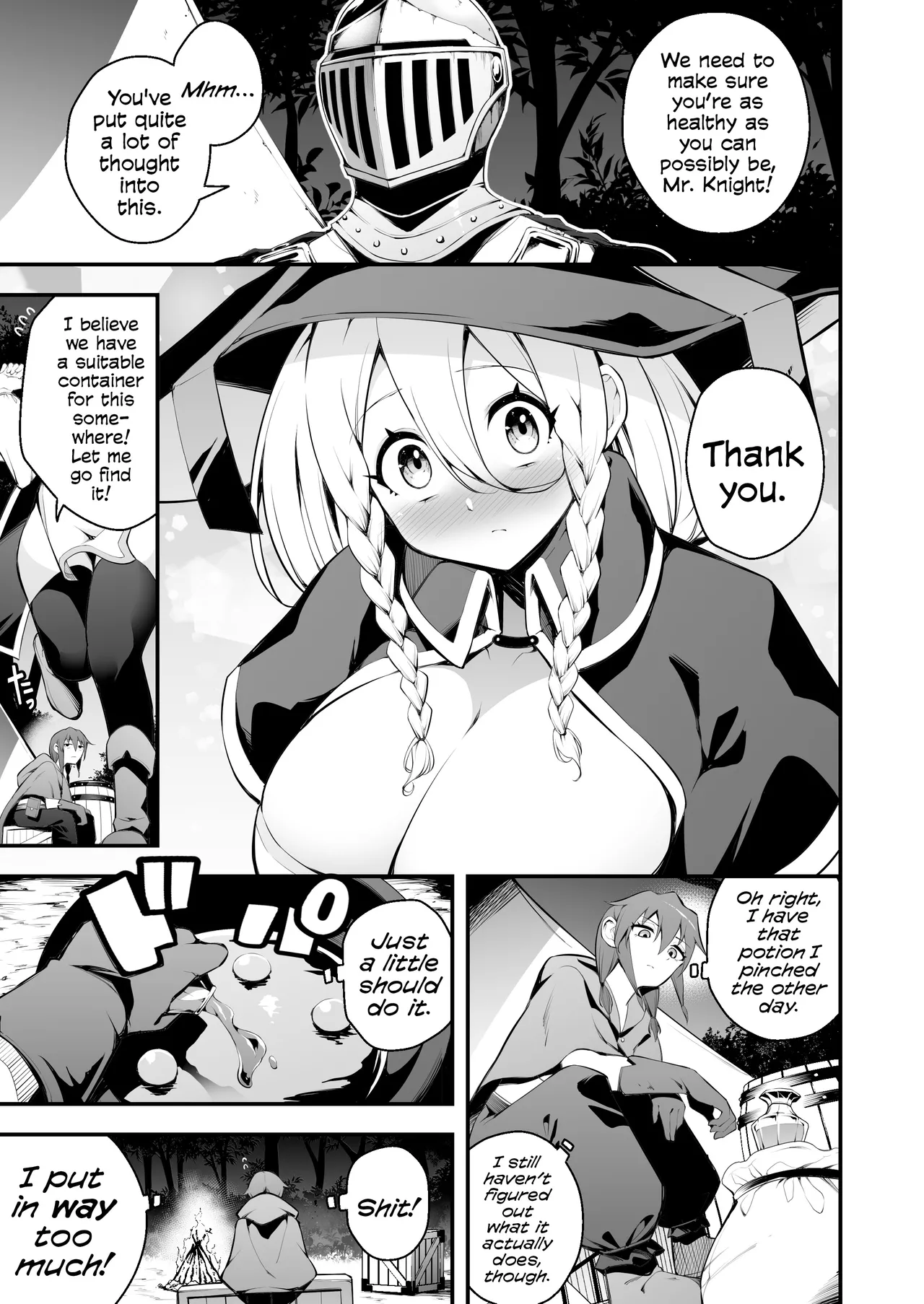 The Apprentice Witch And The Cursed Dick | Minarai Majo to Noroi no Chinpo - Page 4
