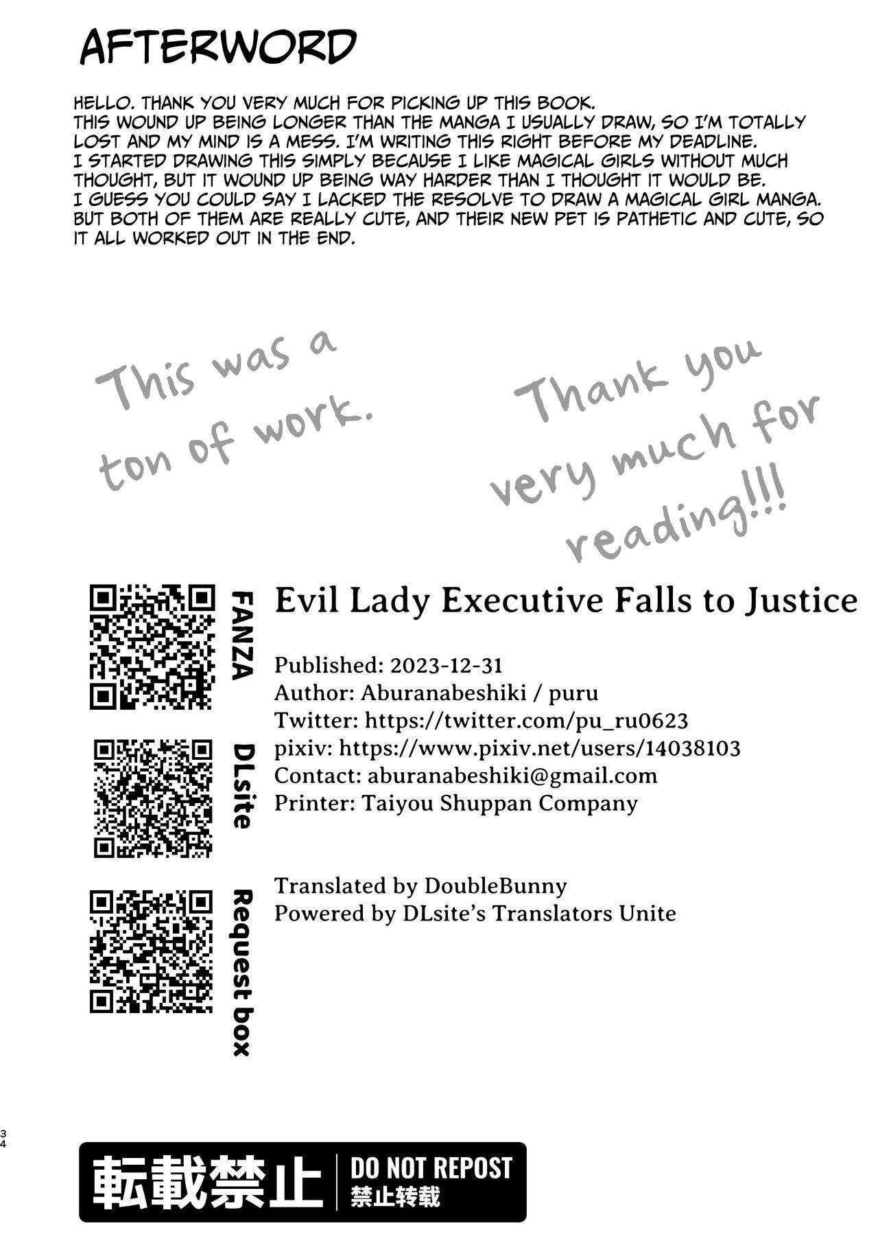 Evil Lady Executive Falls To Justice - Page 34