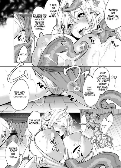 Shokushu to Kankaku Kyouyuu shite Hara nda Elf Oyako no Junan - Page 41