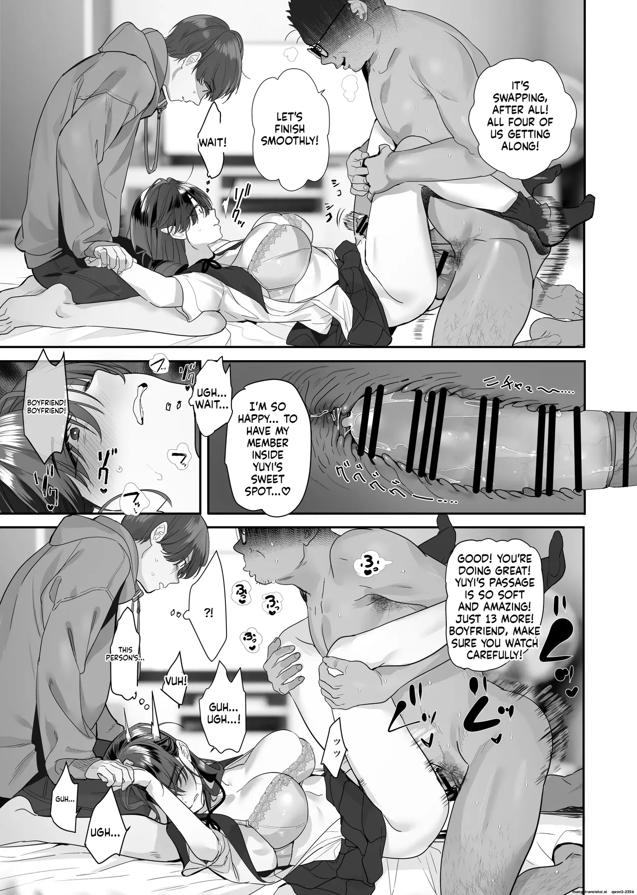 Zoku Boku ga Iinari Gal to NTR Gal ni Seishori Pet ni Sarete Chitekara Otonari Pet to Swapping Suru Hanashi - Page 61