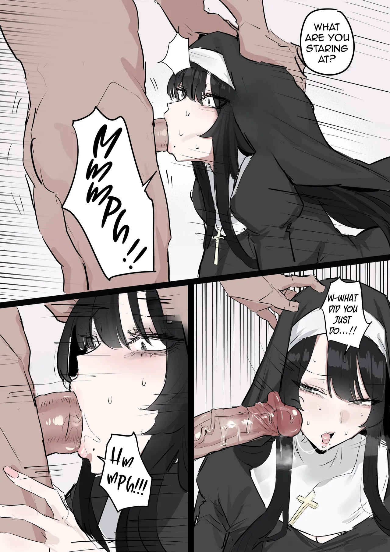 Teaching a Devoted Nun Sex Education Using My Dick - Page 4