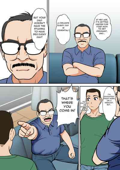Arafo-Kaachan no Ninkatsu! Donichi wa chichi to! Heijitsu wa Musuko to! - A Mom in Her 40s Tries to Conceive! Weekends with Dad... - Page 10