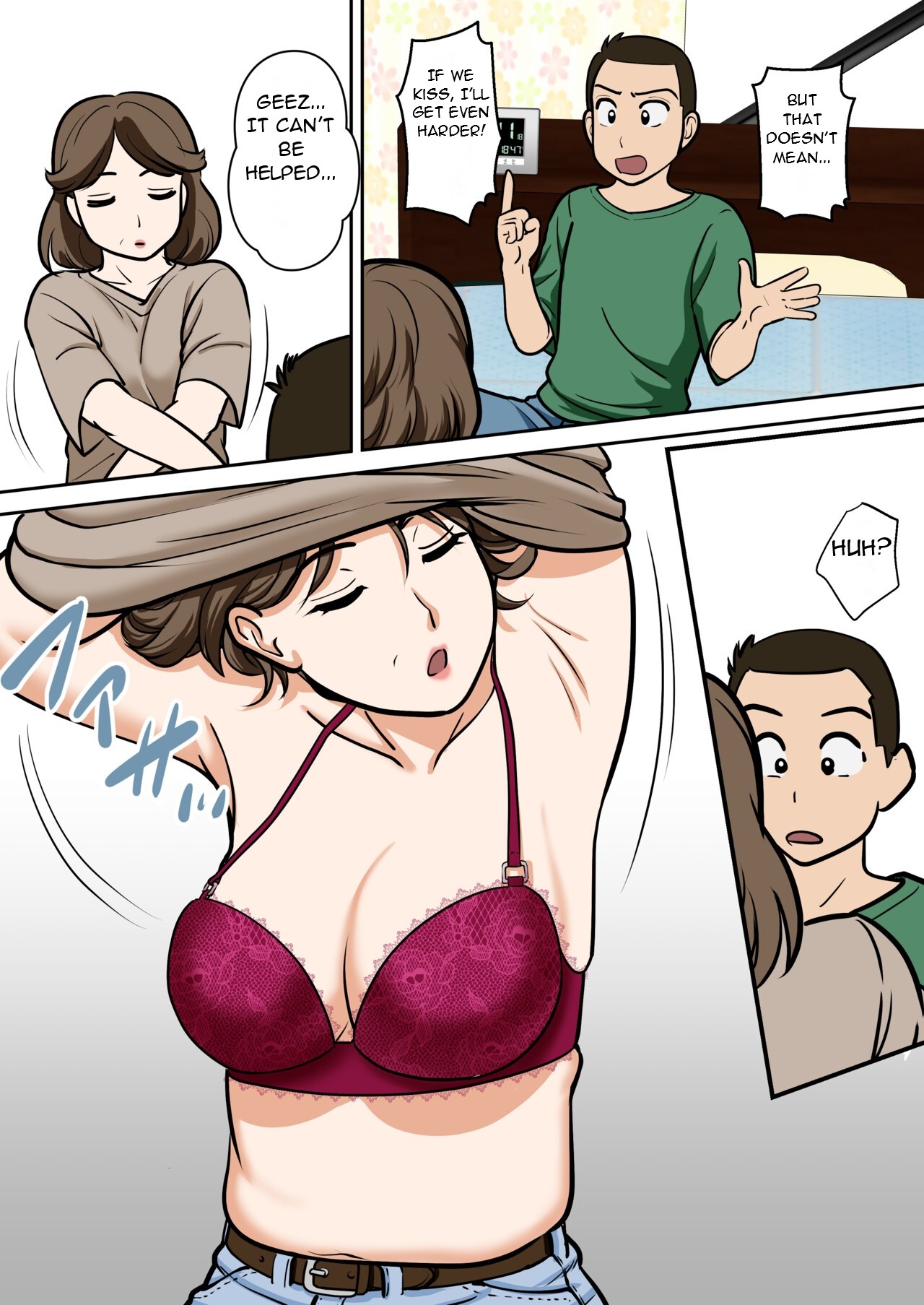 Arafo-Kaachan no Ninkatsu! Donichi wa chichi to! Heijitsu wa Musuko to! - A Mom in Her 40s Tries to Conceive! Weekends with Dad... - Page 16