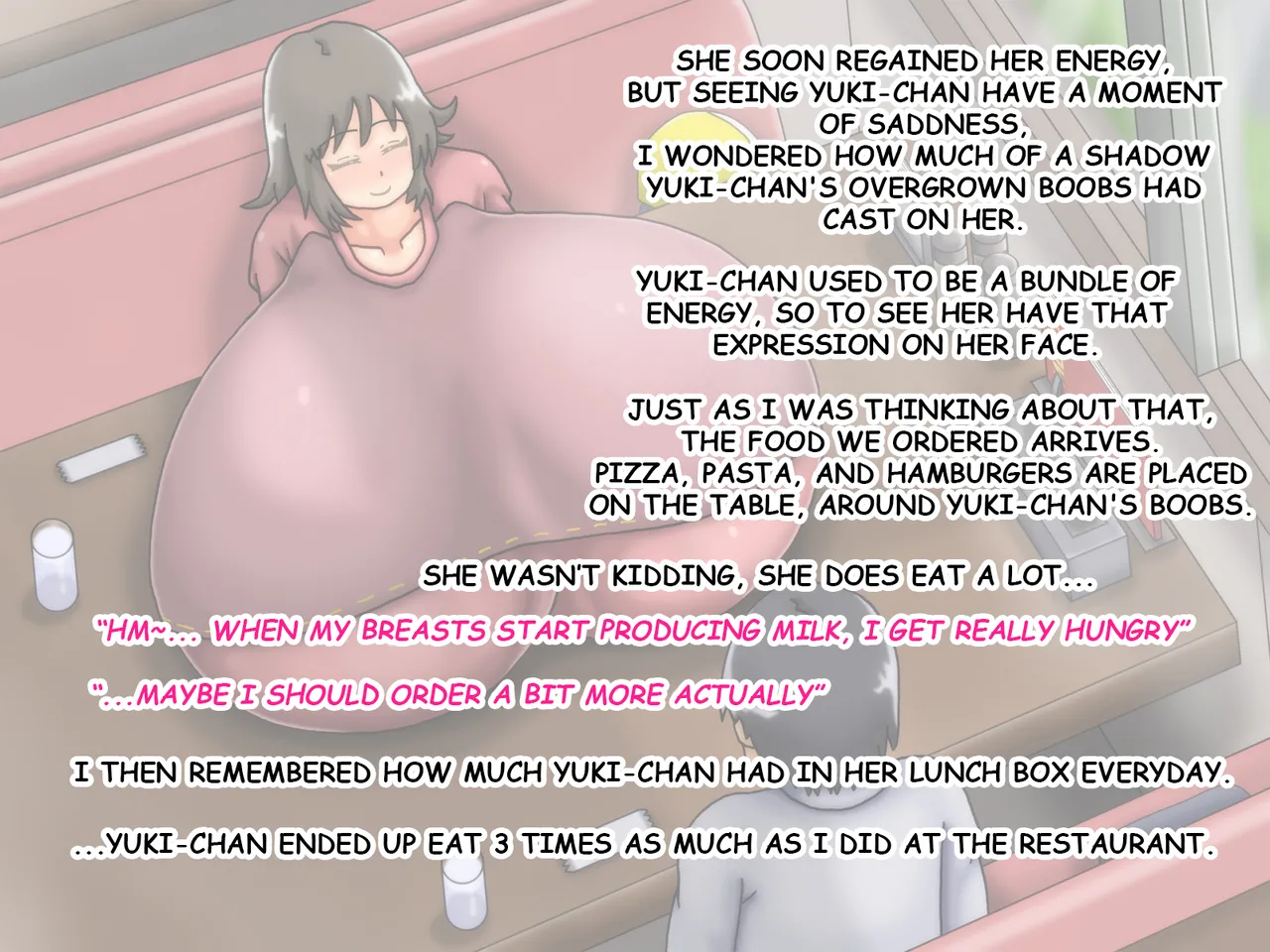 Reunited! My childhood Sweetheart's Breasts Have Grown Super Huge! - Page 144