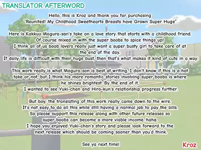 Reunited! My childhood Sweetheart's Breasts Have Grown Super Huge! - Page 288