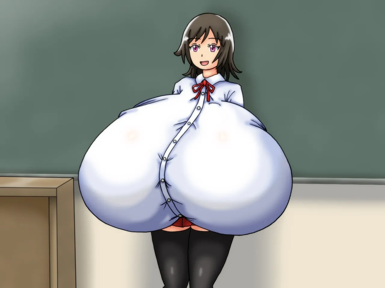 Reunited! My childhood Sweetheart's Breasts Have Grown Super Huge! - Page 291