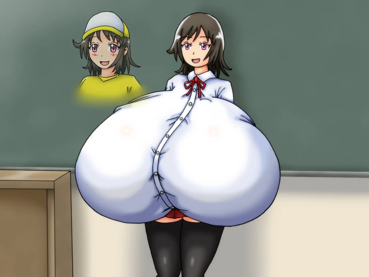 Reunited! My childhood Sweetheart's Breasts Have Grown Super Huge! - Page 292