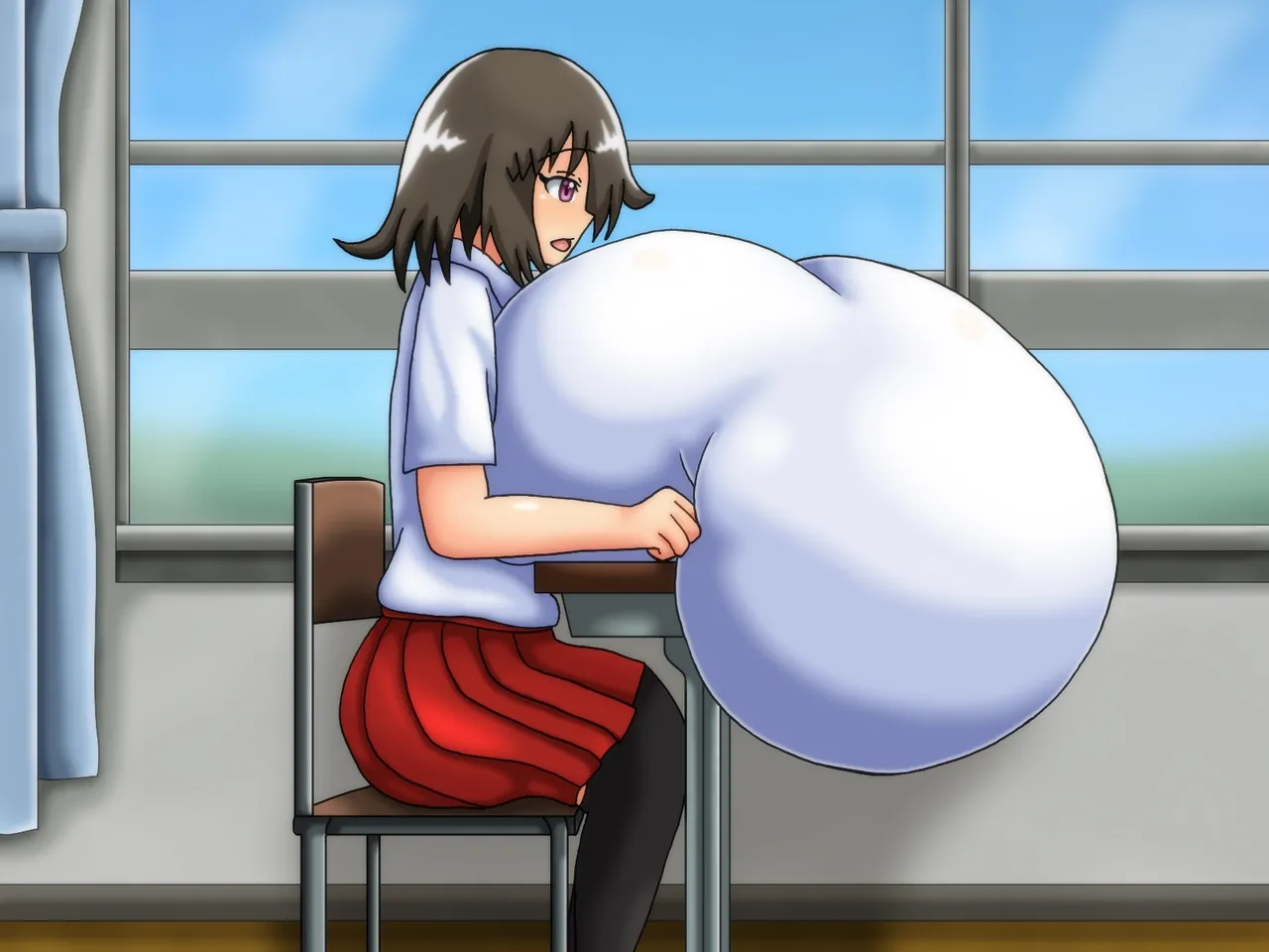 Reunited! My childhood Sweetheart's Breasts Have Grown Super Huge! - Page 296