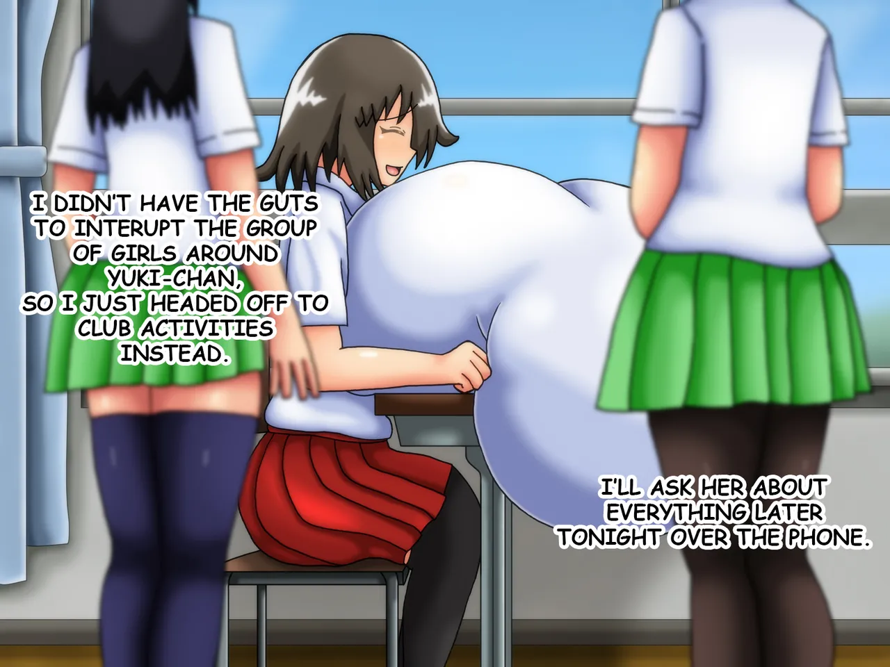 Reunited! My childhood Sweetheart's Breasts Have Grown Super Huge! - Page 31