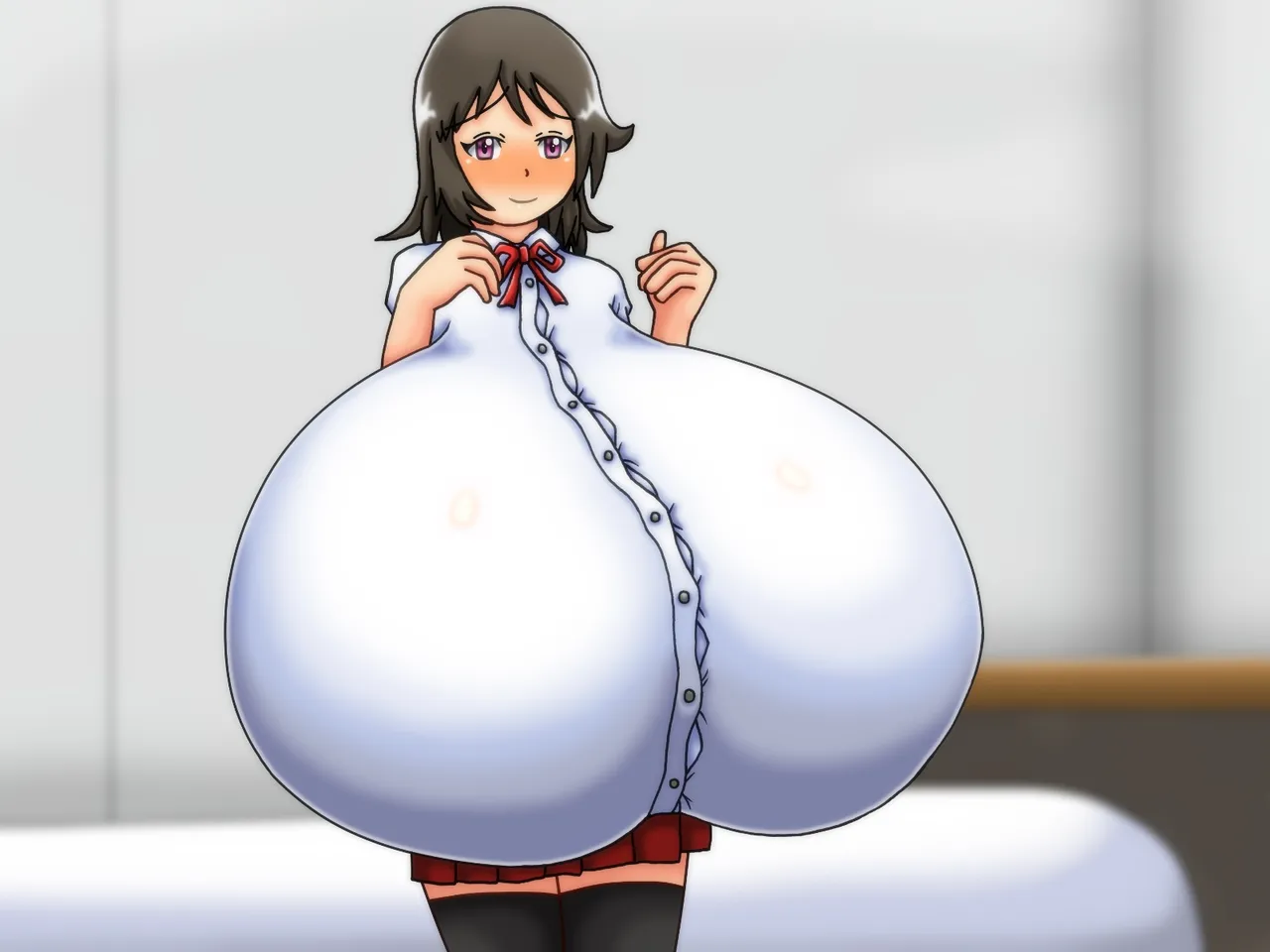 Reunited! My childhood Sweetheart's Breasts Have Grown Super Huge! - Page 322