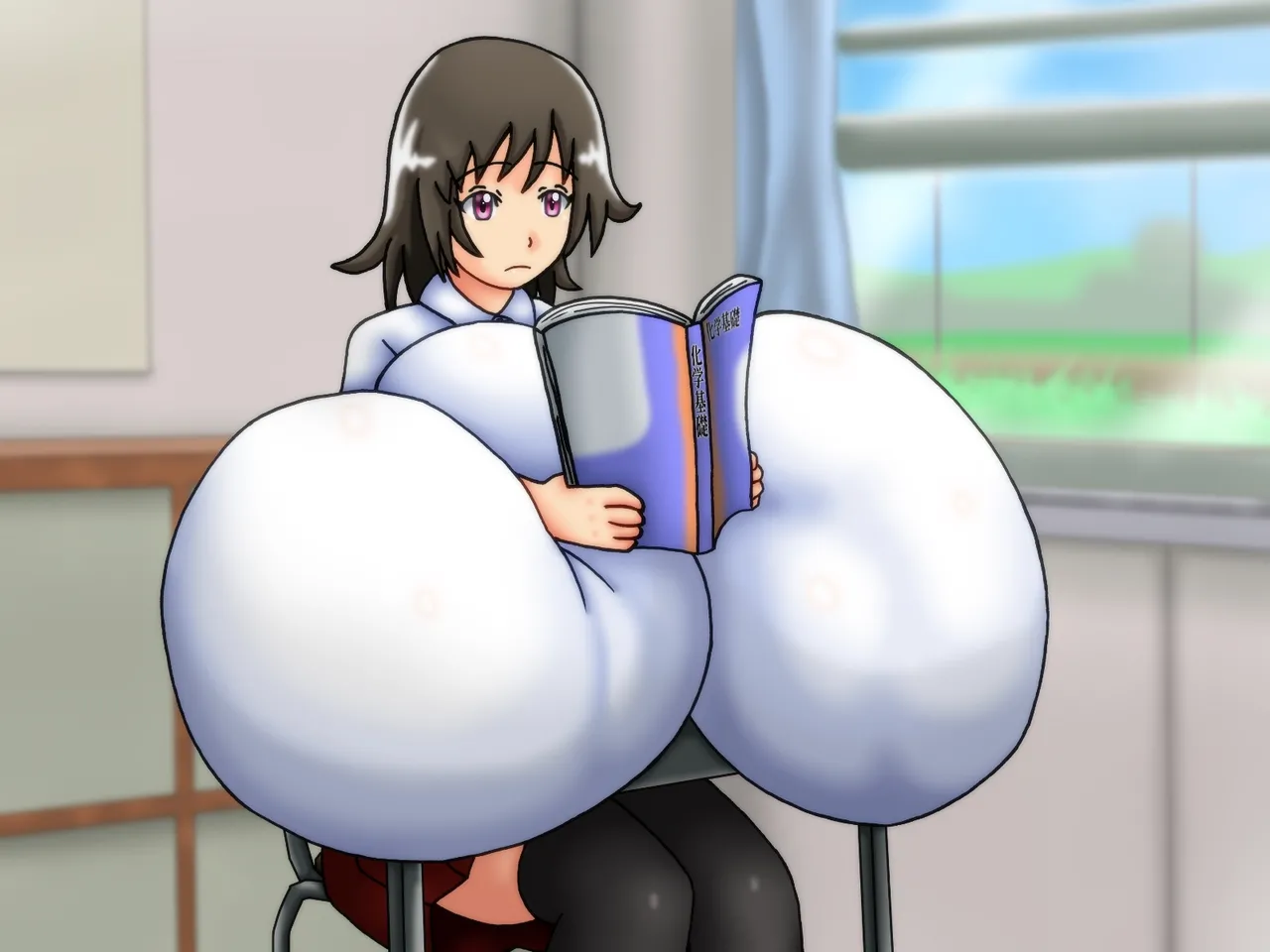 Reunited! My childhood Sweetheart's Breasts Have Grown Super Huge! - Page 362