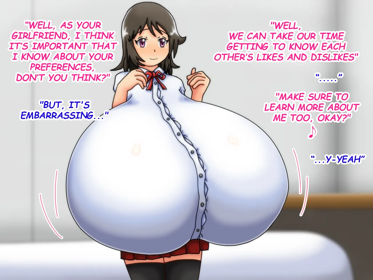Reunited! My childhood Sweetheart's Breasts Have Grown Super Huge! - Page 63