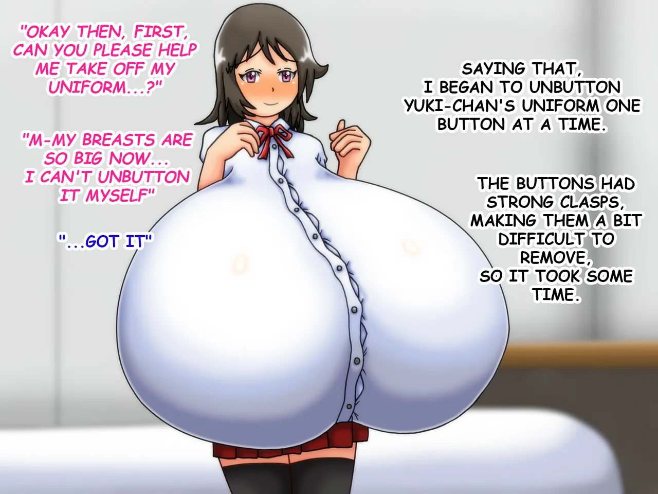Reunited! My childhood Sweetheart's Breasts Have Grown Super Huge! - Page 64