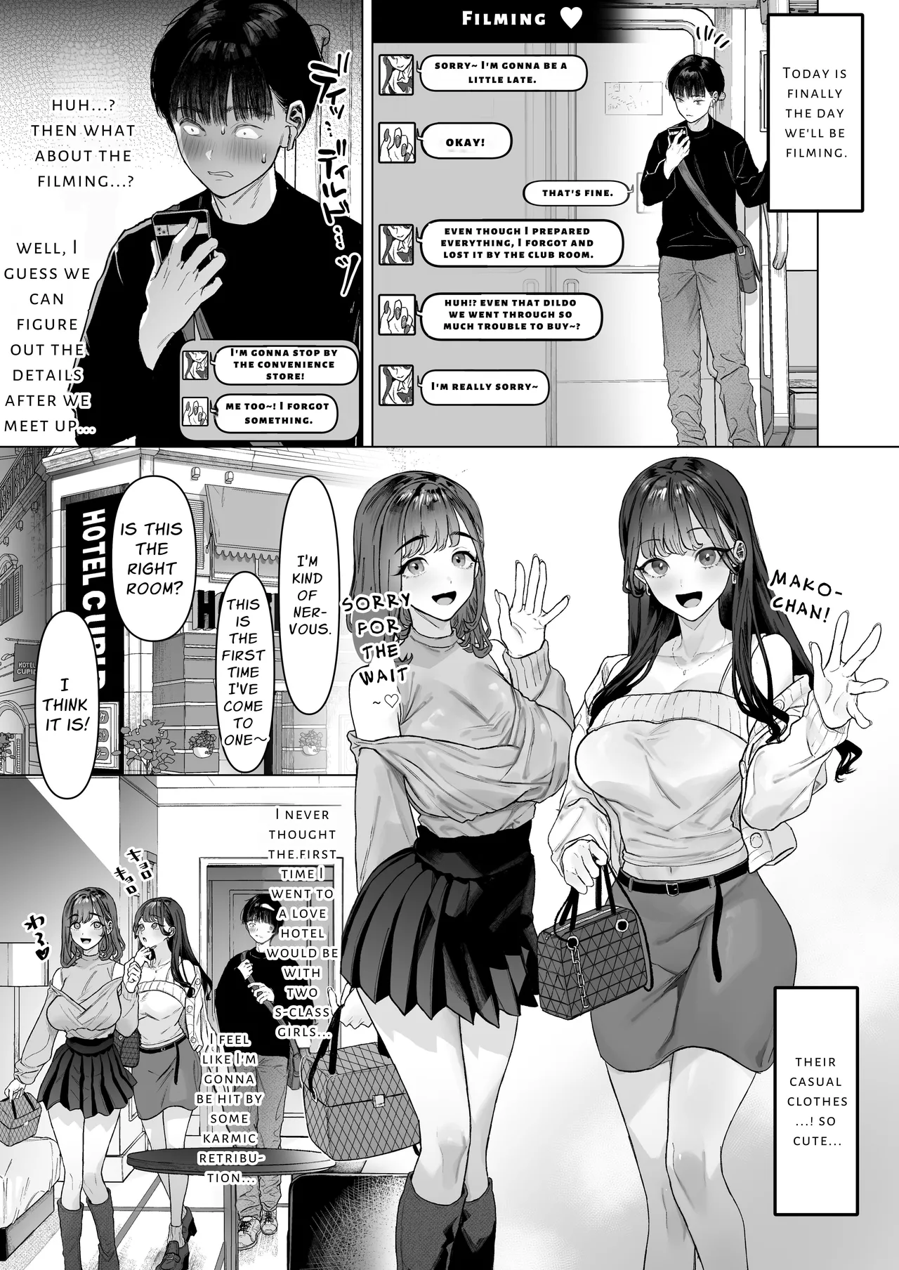 S-kyuu Joshi-tachi to Ecchi na Douga o Toru Koto ni Natta Boku | I Am To Record A Video With Two Sadistic Women - Page 32