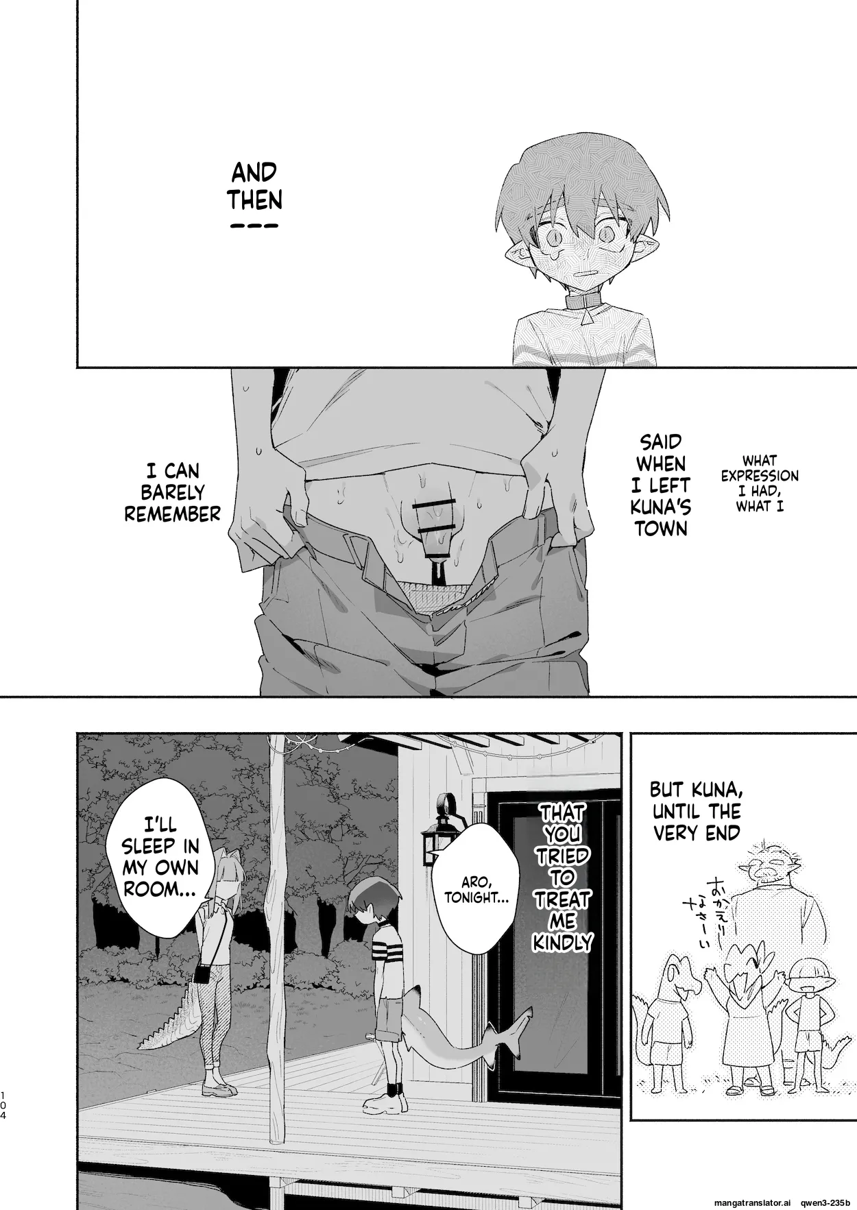 ♂ ga Uke. Wani-chan x Same-kun Zenpen - Page 105