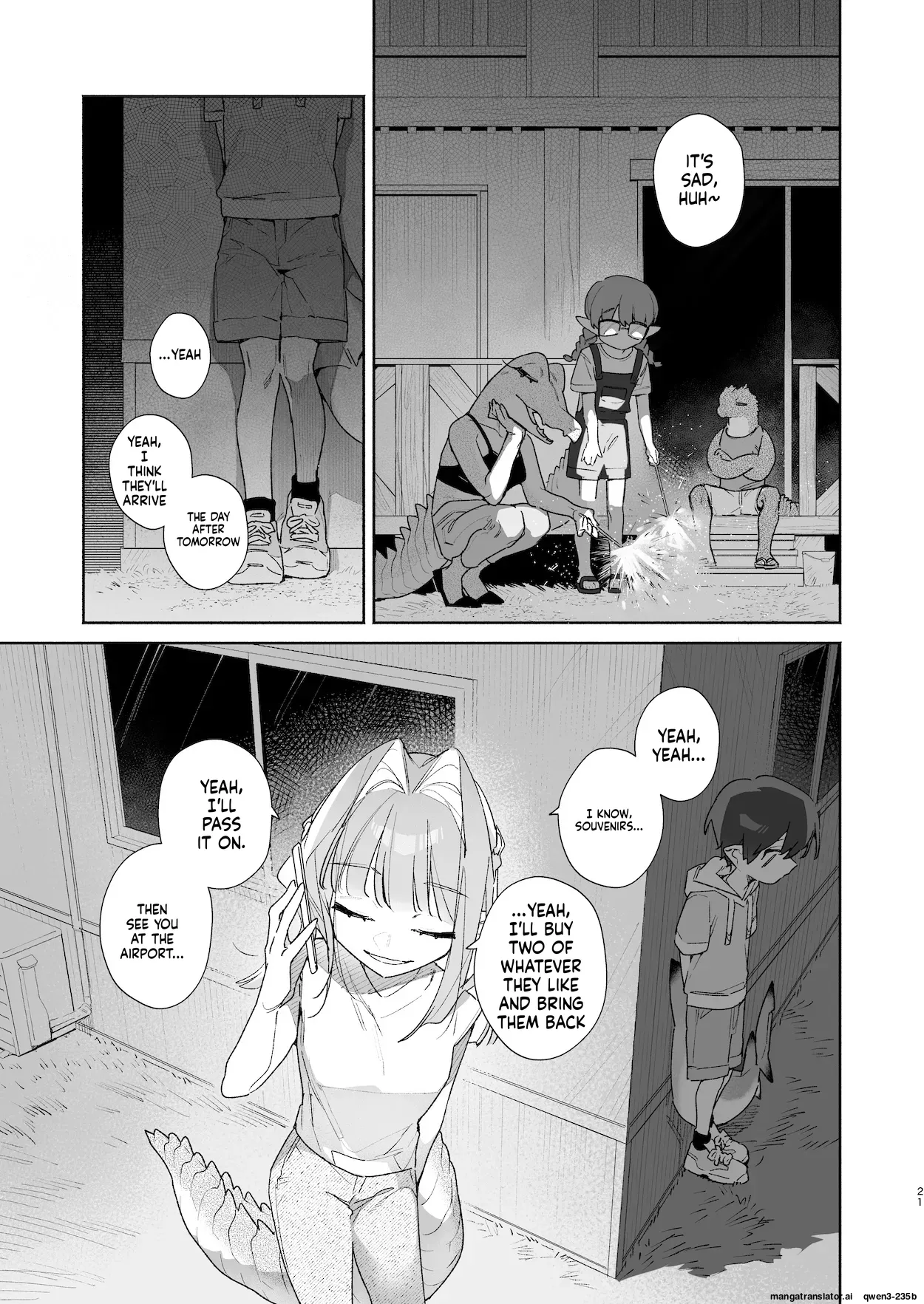 ♂ ga Uke. Wani-chan x Same-kun Zenpen - Page 22