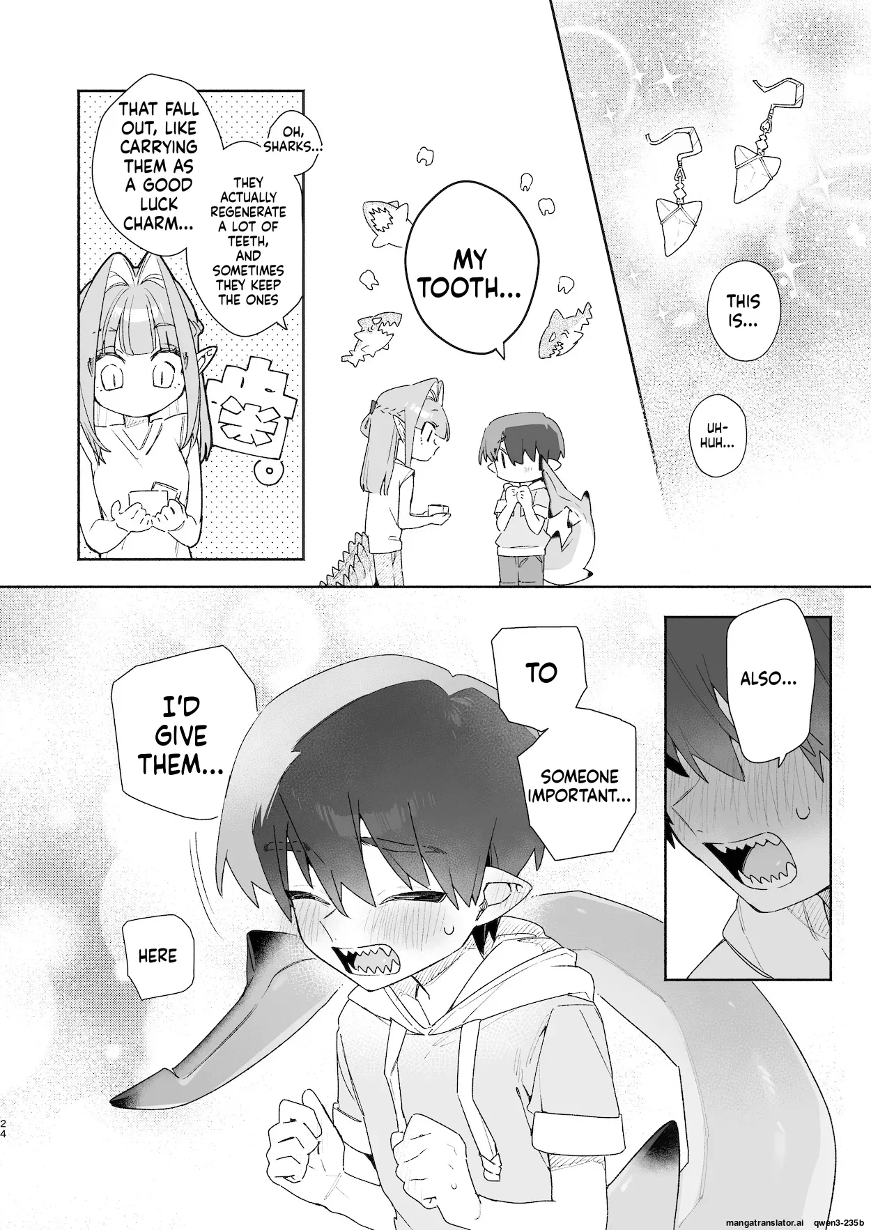 ♂ ga Uke. Wani-chan x Same-kun Zenpen - Page 25
