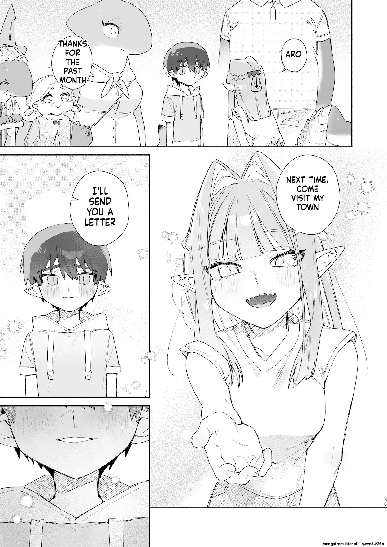 ♂ ga Uke. Wani-chan x Same-kun Zenpen - Page 36
