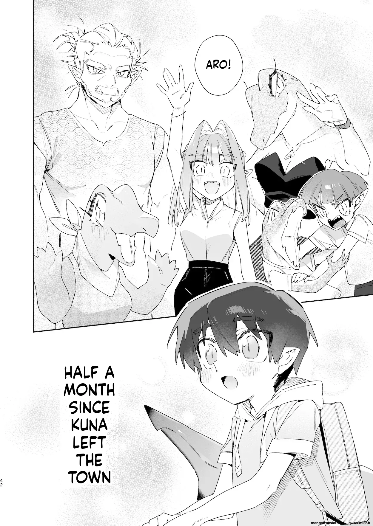 ♂ ga Uke. Wani-chan x Same-kun Zenpen - Page 43
