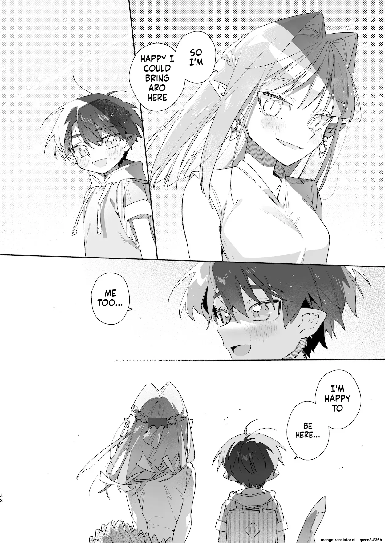 ♂ ga Uke. Wani-chan x Same-kun Zenpen - Page 49