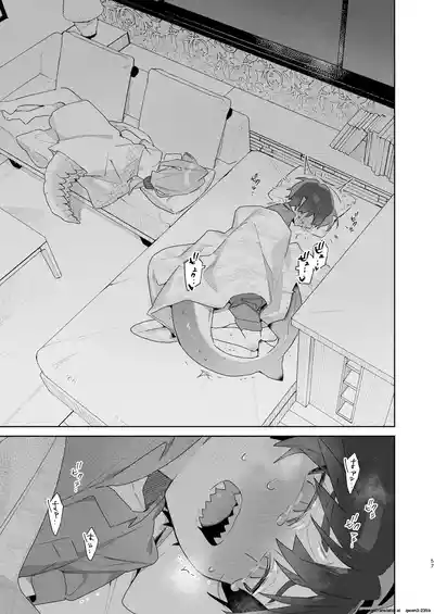 ♂ ga Uke. Wani-chan x Same-kun Zenpen - Page 58