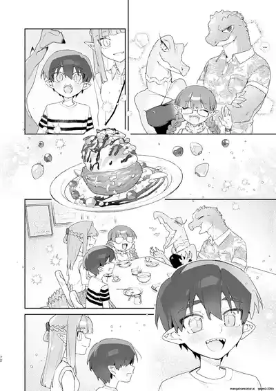 ♂ ga Uke. Wani-chan x Same-kun Zenpen - Page 73