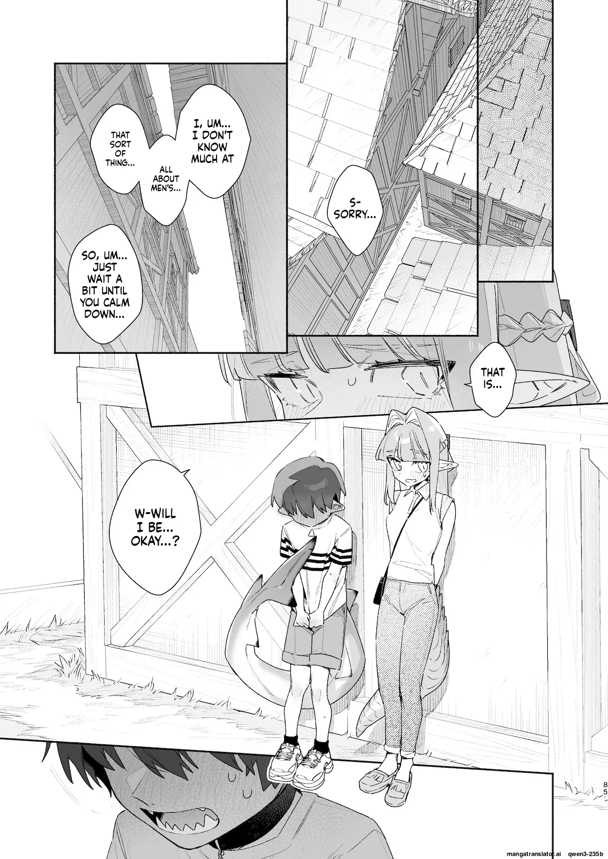 ♂ ga Uke. Wani-chan x Same-kun Zenpen - Page 86