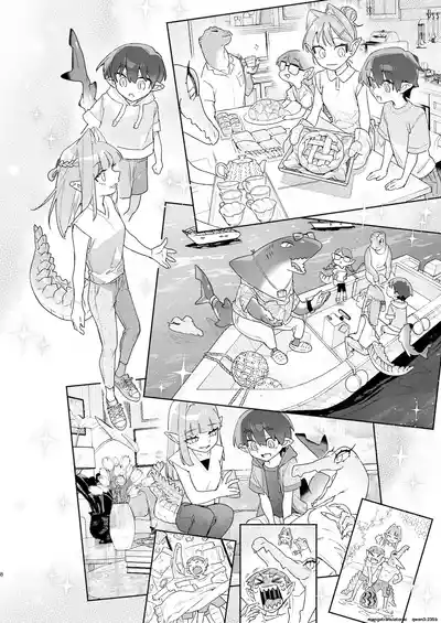 ♂ ga Uke. Wani-chan x Same-kun Zenpen - Page 9