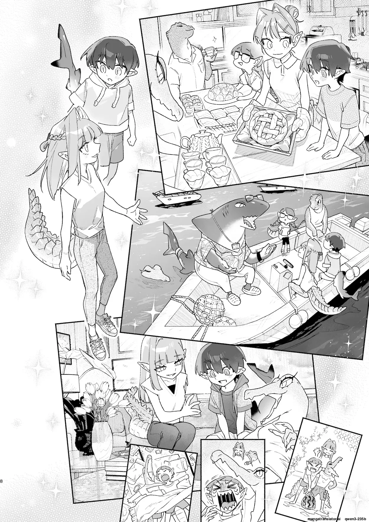 ♂ ga Uke. Wani-chan x Same-kun Zenpen - Page 9