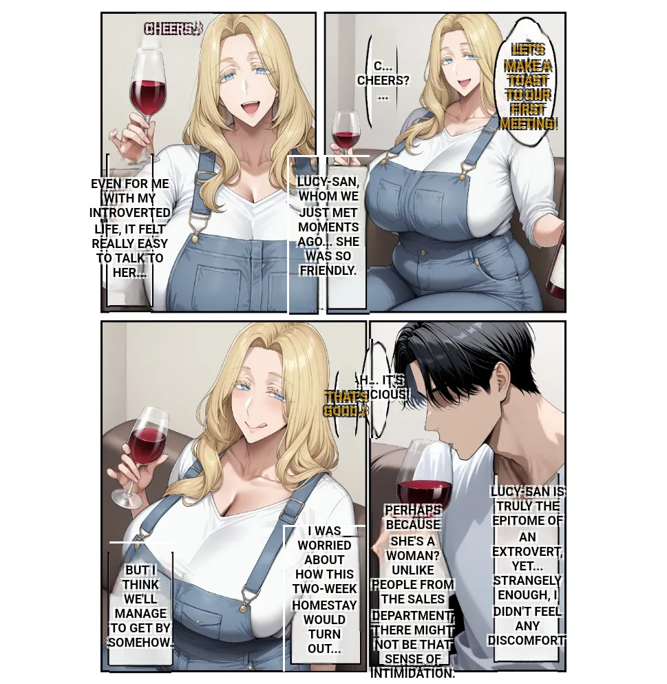 Home stay sakino bakunyuu blonde bijyouni mesuushi cosde yuwakusarete ittchalove tanetsuke seikatsu 1-2 + kakioroshi epilogue - Page 11