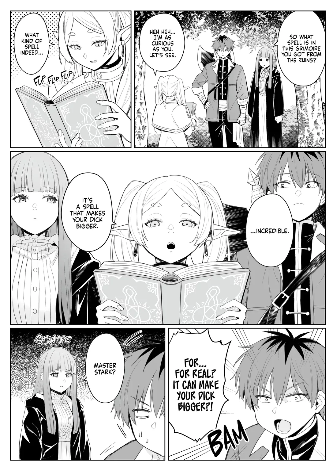 Chinchin ga ookiku naru mahou | A Spell That Makes Your Dick Bigger (Decensored) - Page 2