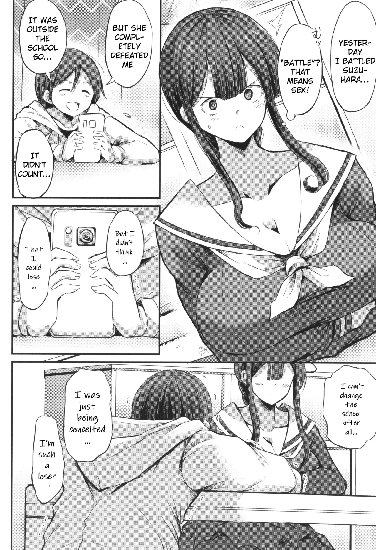 JK Bitch darake no Joshikou ni Danshi wa Boku 1-ri datta kedo Zetsurin datta node Futsuu ni Daijoubu datta Hanashi - Page 144