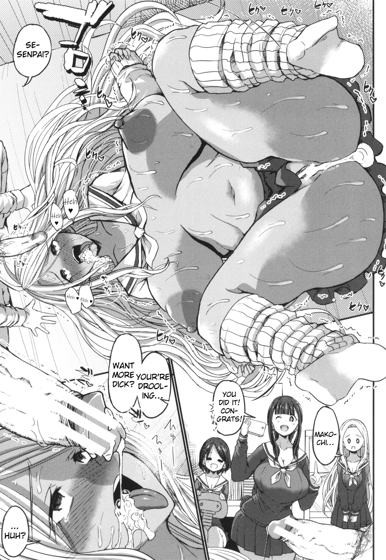 JK Bitch darake no Joshikou ni Danshi wa Boku 1-ri datta kedo Zetsurin datta node Futsuu ni Daijoubu datta Hanashi - Page 57