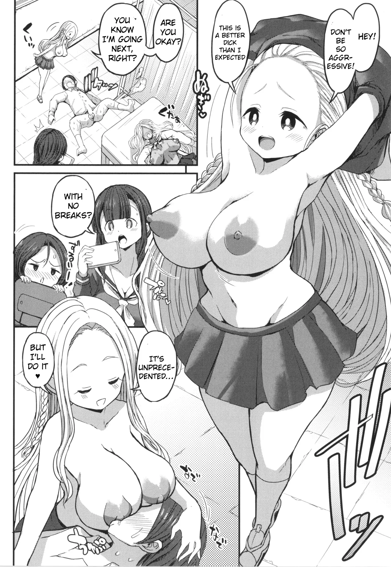 JK Bitch darake no Joshikou ni Danshi wa Boku 1-ri datta kedo Zetsurin datta node Futsuu ni Daijoubu datta Hanashi - Page 60