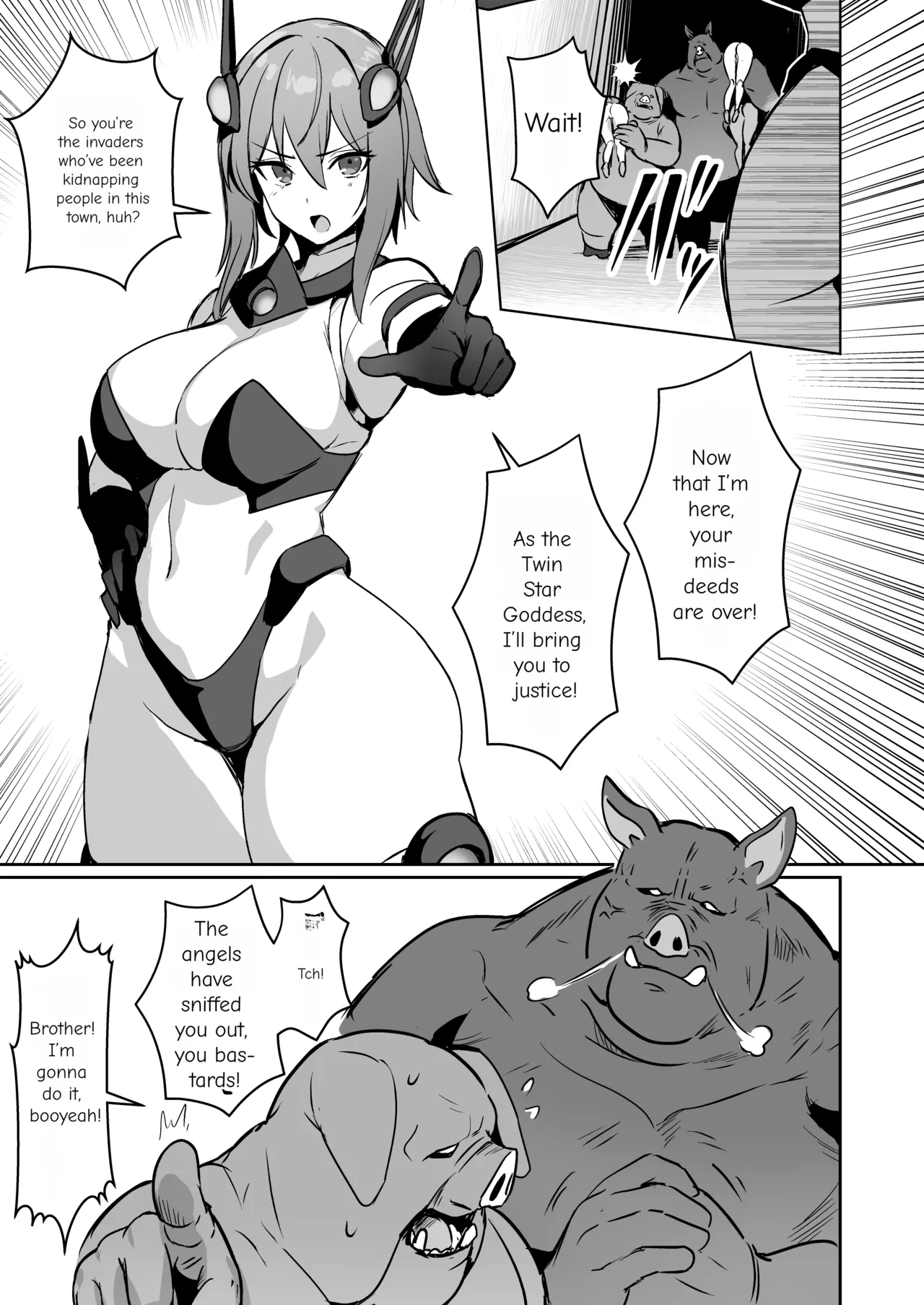 Seigi no Futanari Hiroin Futaboshi Kamihime Elixir Kyotama-ka Haiboku - Page 4