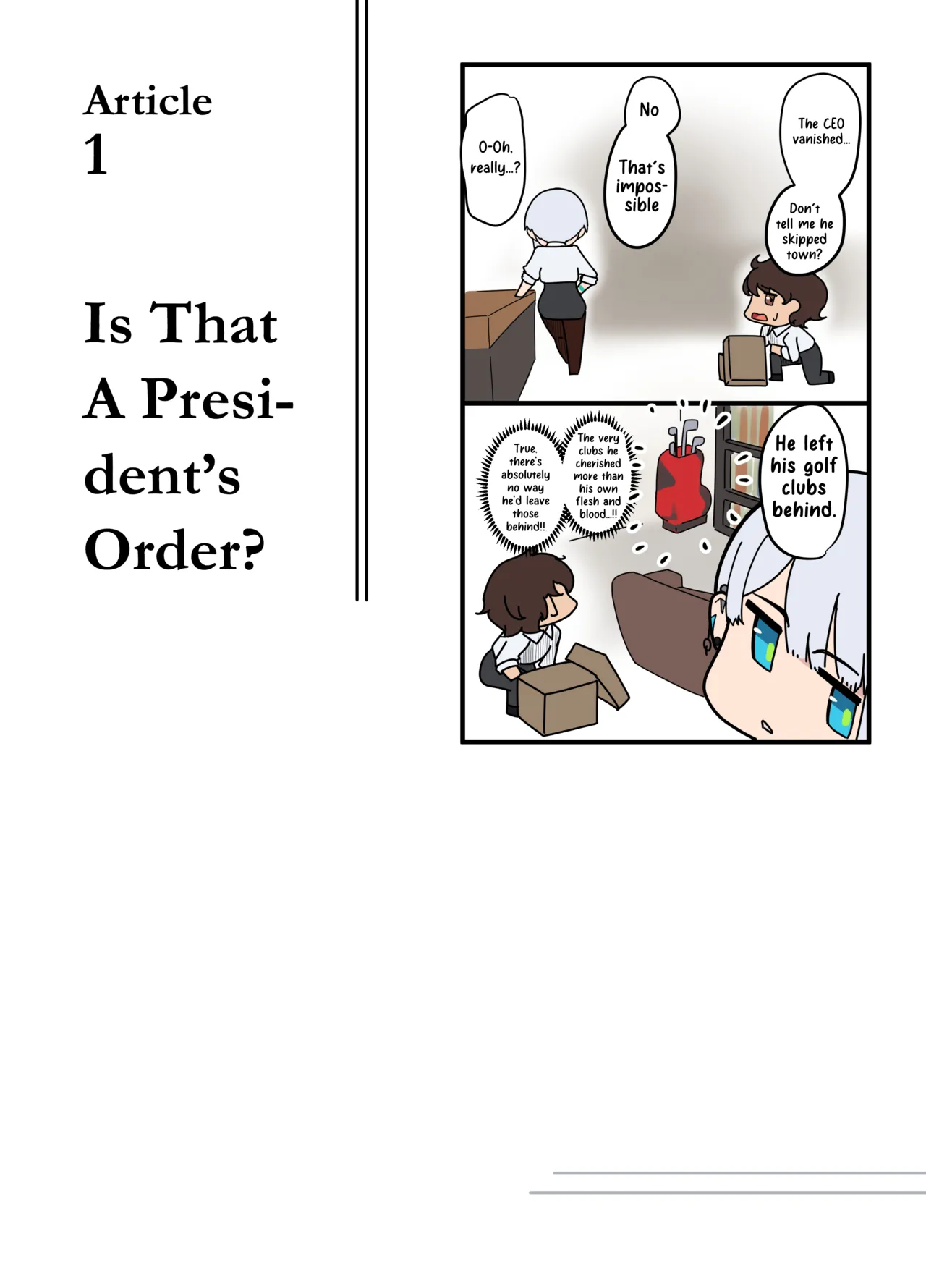 Sore wa Shachou Meirei Desu ka? | Is That A President's Order? - Page 8