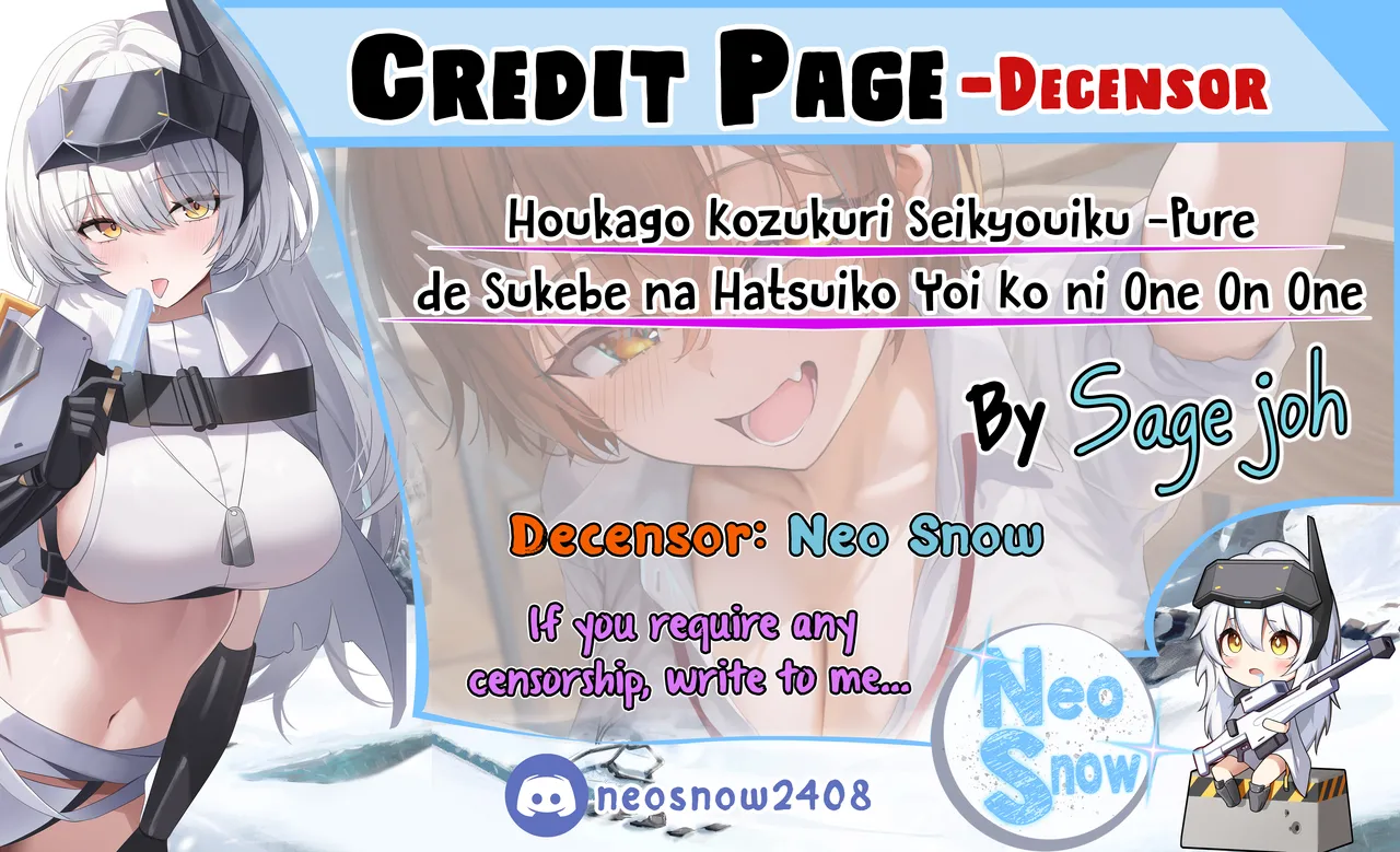 HOKAGO KODUKURI SEIKYOIKU -Pure de Sukebe na Hatsuiku Ii Ko ni Man to Man Nakadashi-Decensored - Page 55